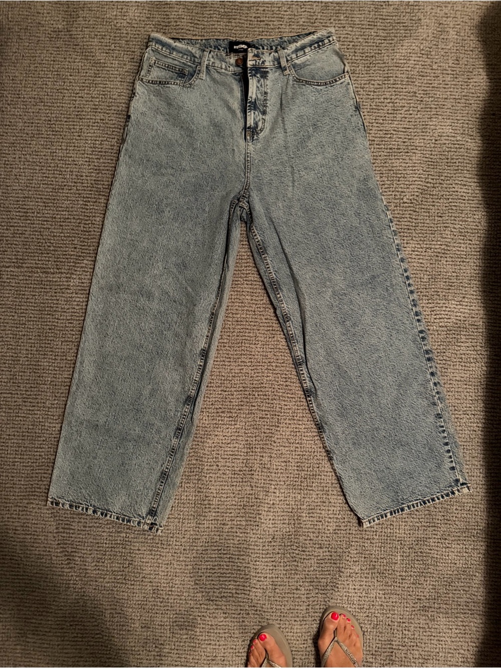 RSQ Men's Relaxed Jeans - Light Blue Wash